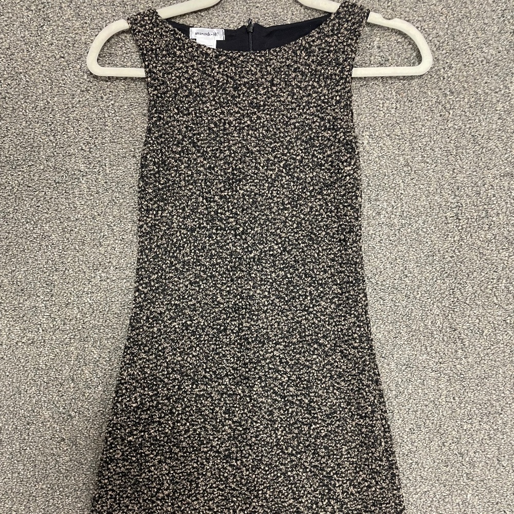 Area Code 407 Kids Brown/Black Boucle Shift - New with Tags